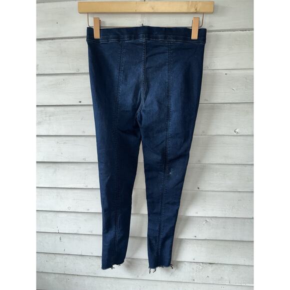 Free People Ultra-Skinny Jeggings Dark Wash Size 27 - Picture 4 of 6
